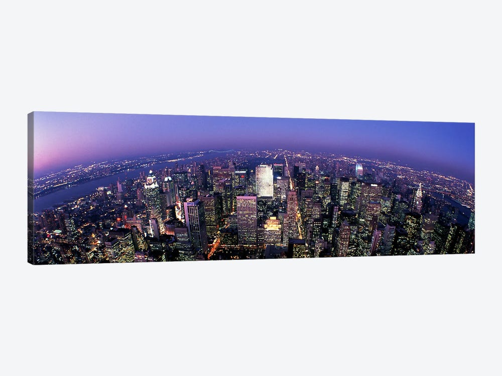 Aerial View, Manhattan, New York City, New York, USA by Panoramic Images 1-piece Canvas Artwork