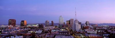 Downtown Skyline At Dusk, Phoenix, Arizona, Maricopa County, USA by Panoramic Images canvas print