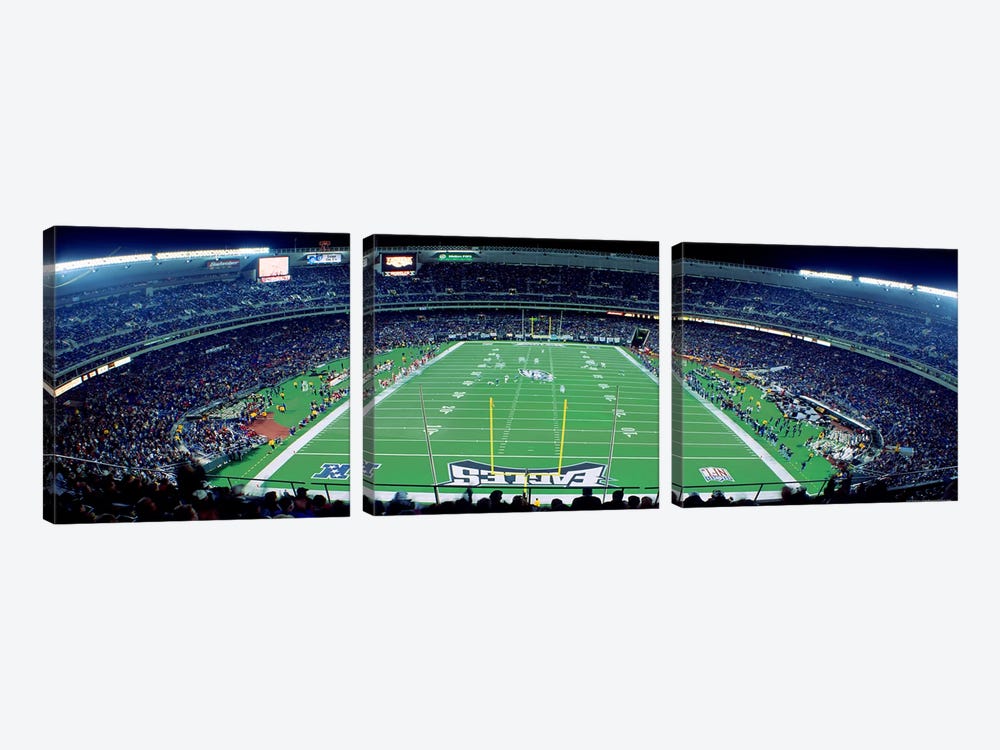 Philadelphia Eagles NFL Football Veterans Stadium Philadelphia PA by Panoramic Images 3-piece Art Print