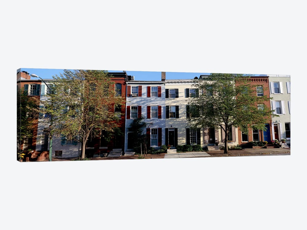 Row homes, Philadelphia by Panoramic Images 1-piece Art Print