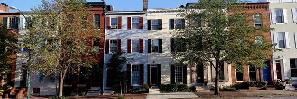 Row homes, Philadelphia
