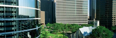 Detail Of Glass Building by Panoramic Images canvas print