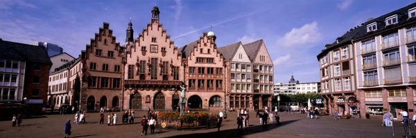 Frankfurt: Eastern Façade Of The Römer, Römerberg, Altstadt, Frankfurt, Hesse, Germany by Panoramic Images