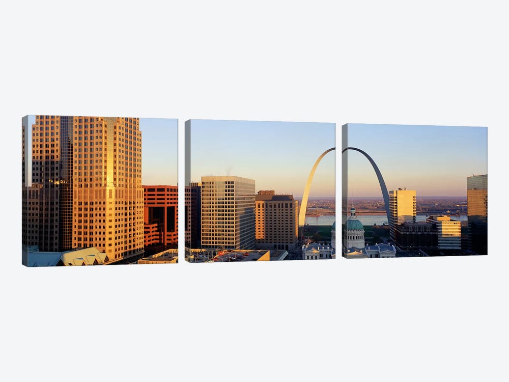 St. Louis Skyline by Panoramic Images 3-piece Art Print