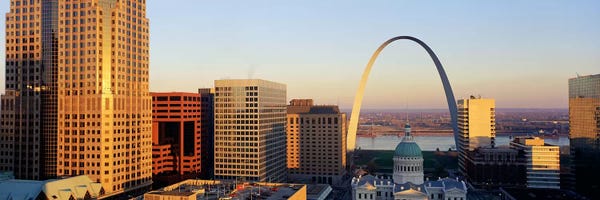 Arches: St. Louis Skyline by Panoramic Images