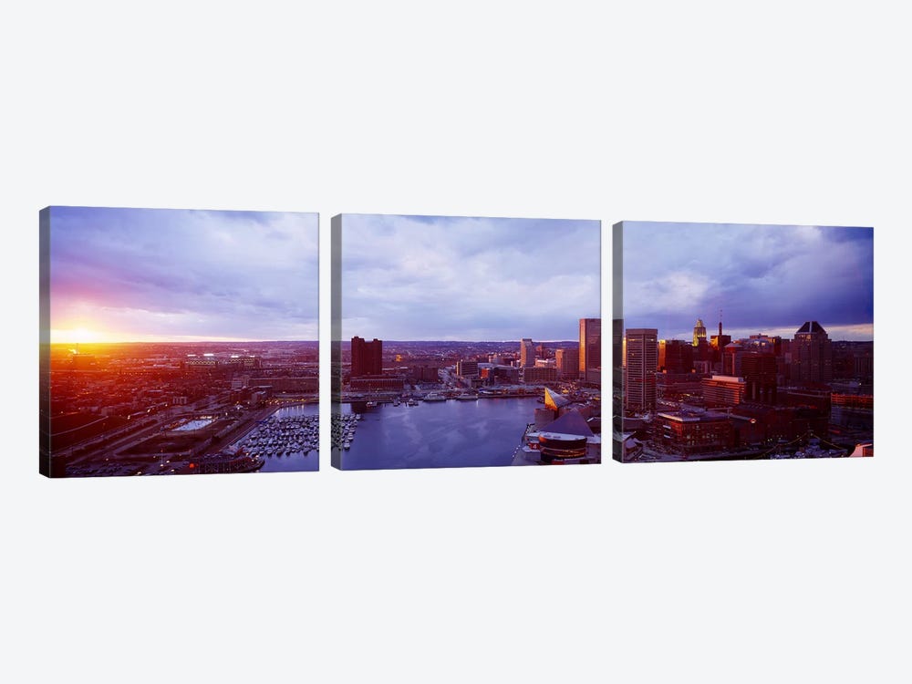 Baltimore Maryland USA by Panoramic Images 3-piece Canvas Artwork