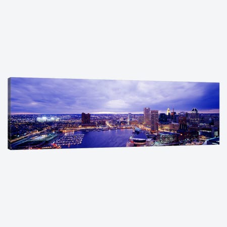 USA, Maryland, Baltimore, cityscape Canvas Print #PIM3855} by Panoramic Images Canvas Wall Art