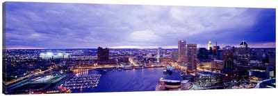 USA, Maryland, Baltimore, cityscape Canvas Art Print - Baltimore Art