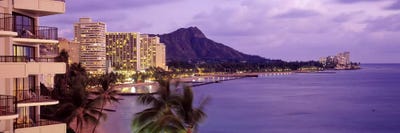 Waikiki Beach, Oahu, Hawaii, USA #2 by Panoramic Images canvas print
