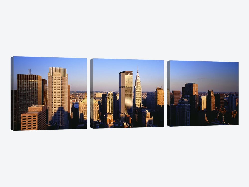 Afternoon Midtown Manhattan New York NY by Panoramic Images 3-piece Art Print