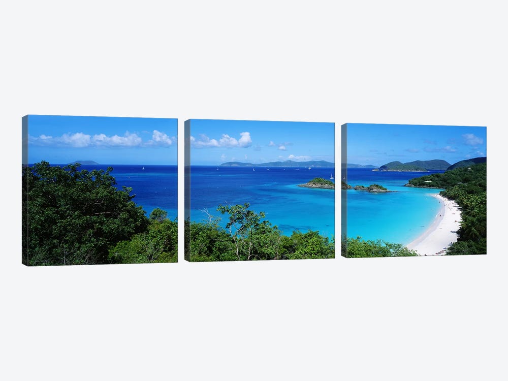 Trunk Bay Virgin Islands National Park St. John US Virgin Islands by Panoramic Images 3-piece Art Print