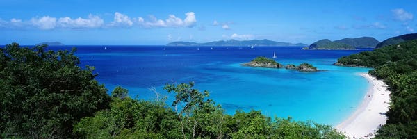 Beach Lover: Trunk Bay Virgin Islands National Park St. John US Virgin Islands by Panoramic Images