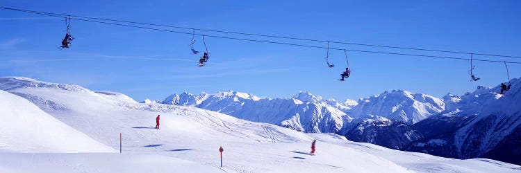 Ski Lift in Mountains Switzerland