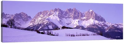 Wilder Kaiser Austrian Alps Canvas Art Print - Winter Art