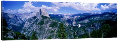 Half Dome, Yosemite Valley, Yosemite National Park, California, USA Canvas Art Print - Nature Panoramics