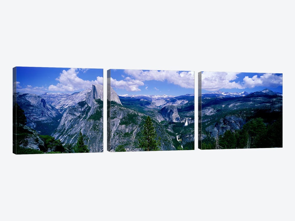 Half Dome, Yosemite Valley, Yosemite National Park, California, USA by Panoramic Images 3-piece Art Print