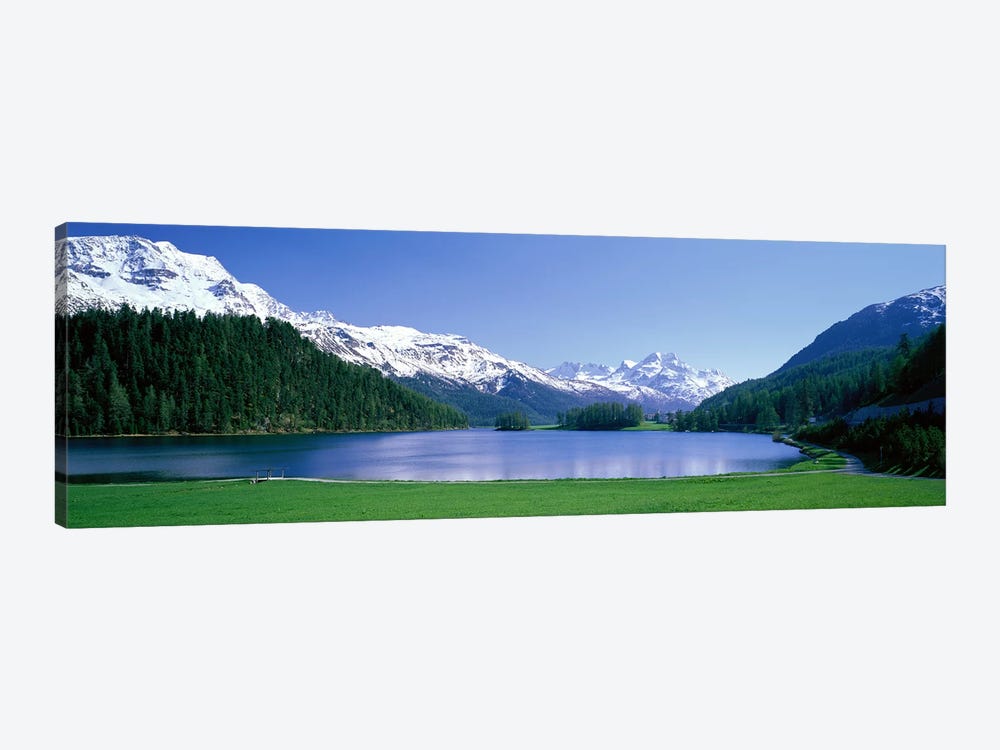 Lake Silverplaner St Moritz Switzerland by Panoramic Images 1-piece Canvas Print