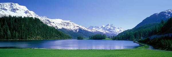 Switzerland: Lake Silverplaner St Moritz Switzerland by Panoramic Images