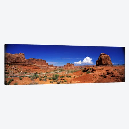 Entrance View, Arches National Park, Grand County, Utah, USA Canvas Print #PIM3889} by Panoramic Images Canvas Wall Art