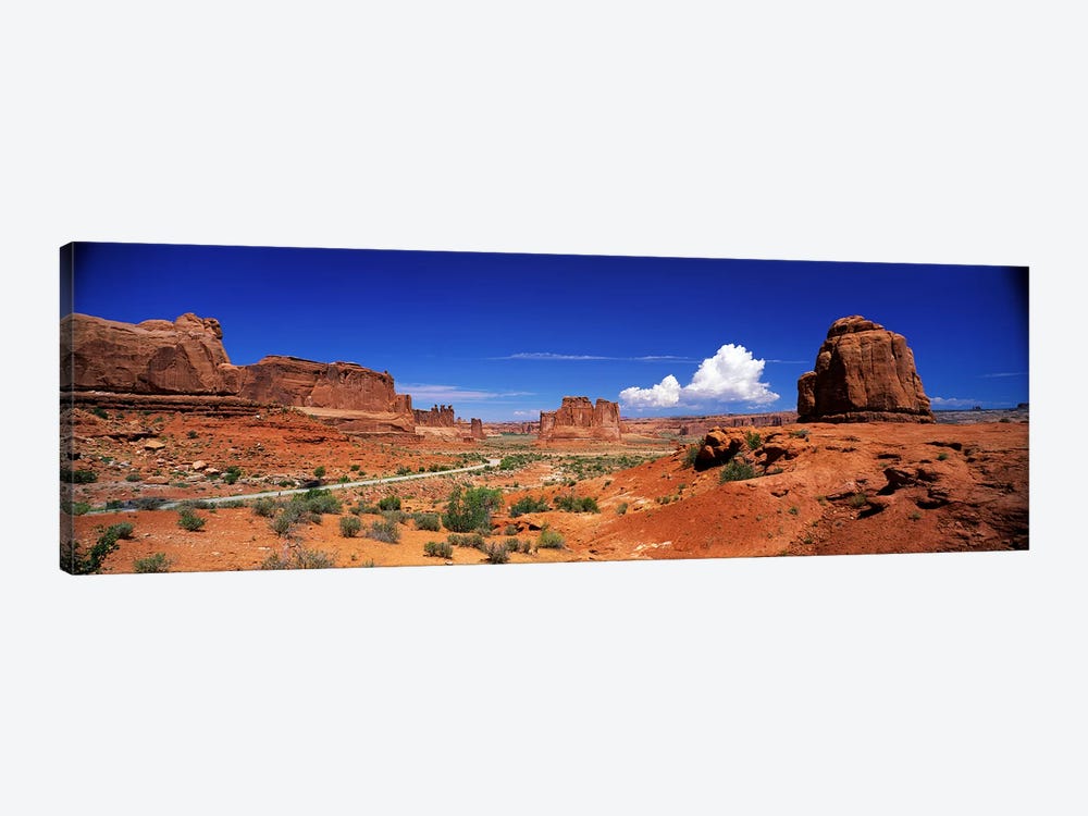 Entrance View, Arches National Park, Grand County, Utah, USA by Panoramic Images 1-piece Canvas Artwork