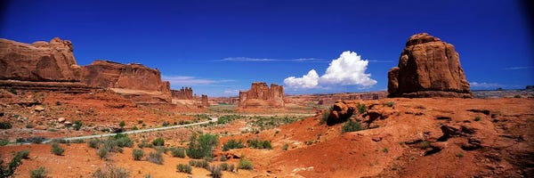 Arches National Park: Entrance View, Arches National Park, Grand County, Utah, USA by Panoramic Images