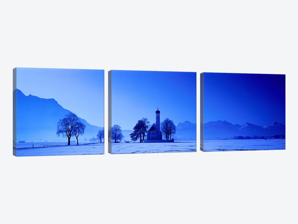 St. Coloman Church Schwangau Germany by Panoramic Images 3-piece Canvas Print
