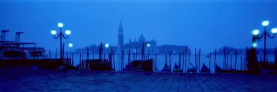 Church of San Giorgio Maggiore with Gondolas Venice Italy by Panoramic Images canvas print