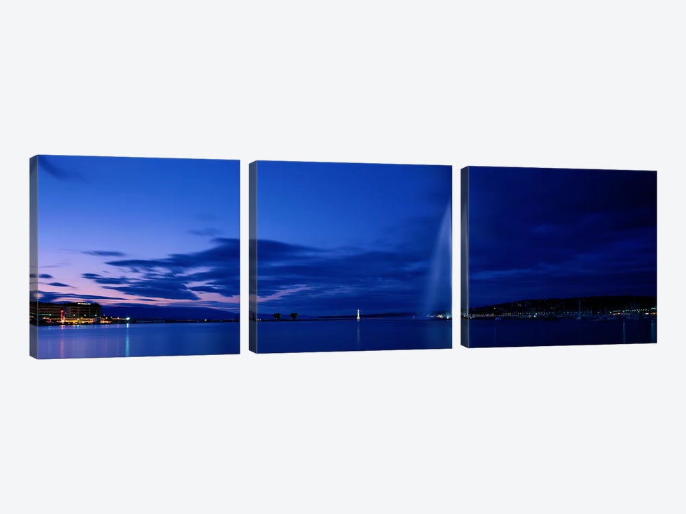 Geneva Switzerland by Panoramic Images 3-piece Canvas Print
