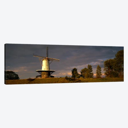 Windmill Veere Nordbeveland The Netherlands Canvas Print #PIM3906} by Panoramic Images Canvas Artwork