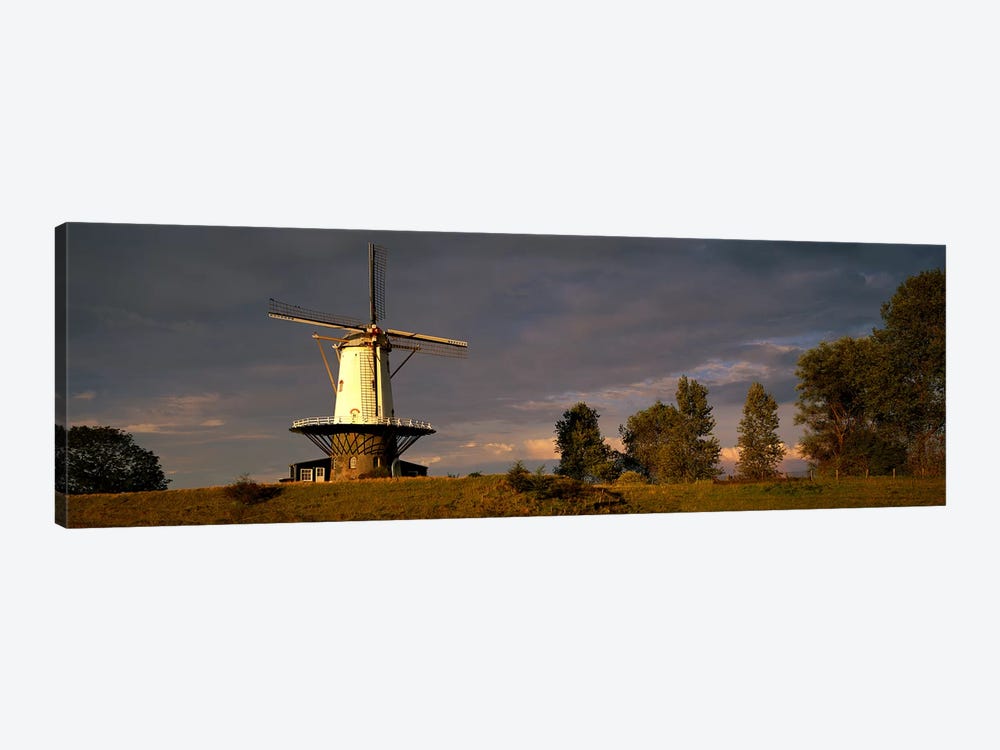Windmill Veere Nordbeveland The Netherlands by Panoramic Images 1-piece Canvas Wall Art