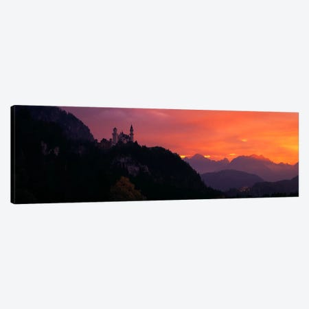 Neuschwanstein Palace Bavaria Germany Canvas Print #PIM390} by Panoramic Images Canvas Art