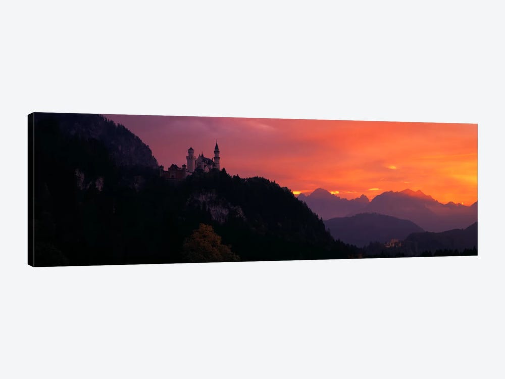 Neuschwanstein Palace Bavaria Germany by Panoramic Images 1-piece Canvas Print
