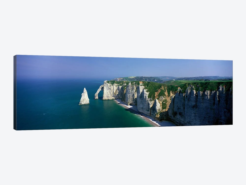 Coastal Landscape, Etretat, Normandy, France by Panoramic Images 1-piece Canvas Print