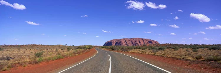 Road and Ayers Rock Australia