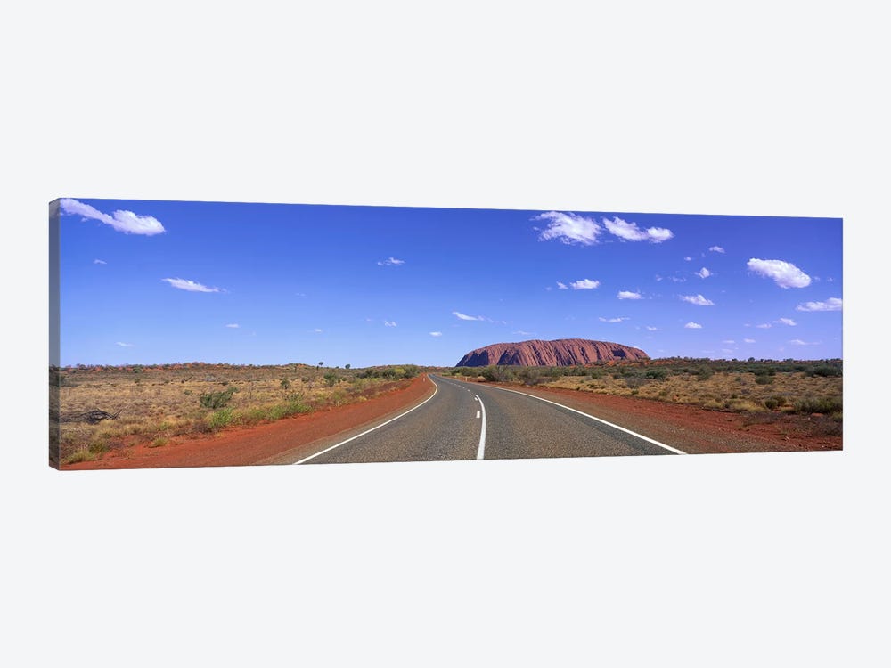Road and Ayers Rock Australia by Panoramic Images 1-piece Art Print