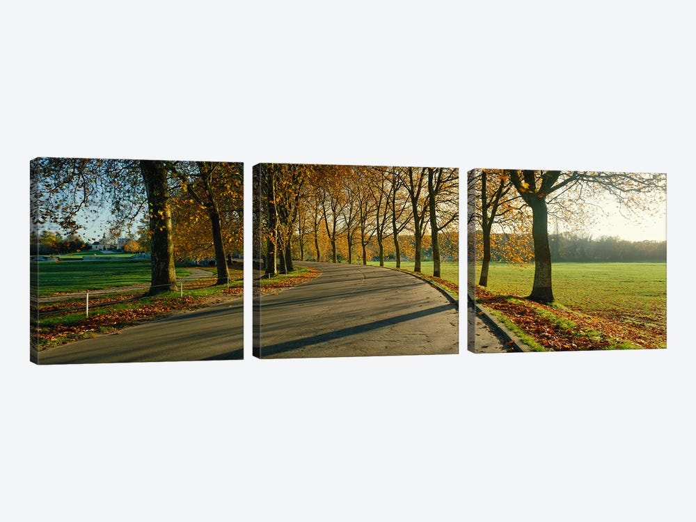 Road at Chateau Chambord France by Panoramic Images 3-piece Canvas Art
