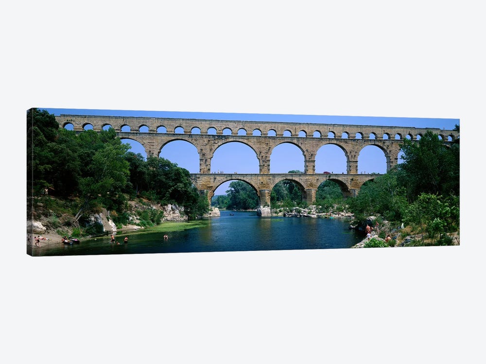 Pont du Gard Roman Aqueduct Provence France by Panoramic Images 1-piece Art Print
