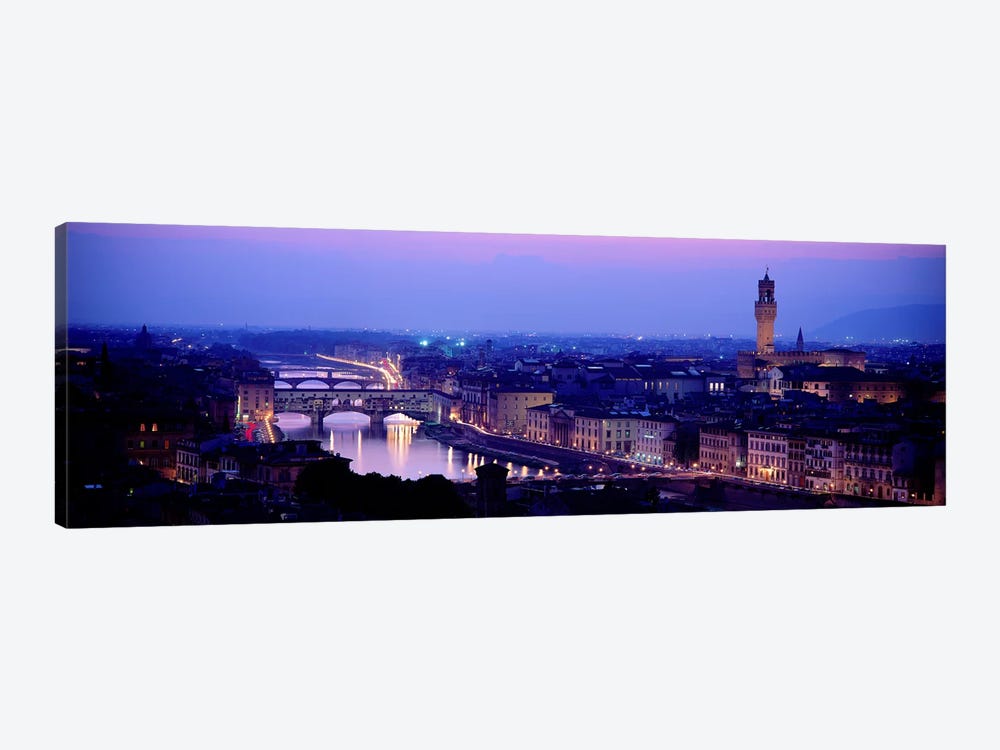 Arno River Florence Italy by Panoramic Images 1-piece Canvas Artwork