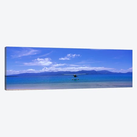 Float Plane Hope Island Great Barrier Reef Australia Canvas Print #PIM3938} by Panoramic Images Canvas Artwork