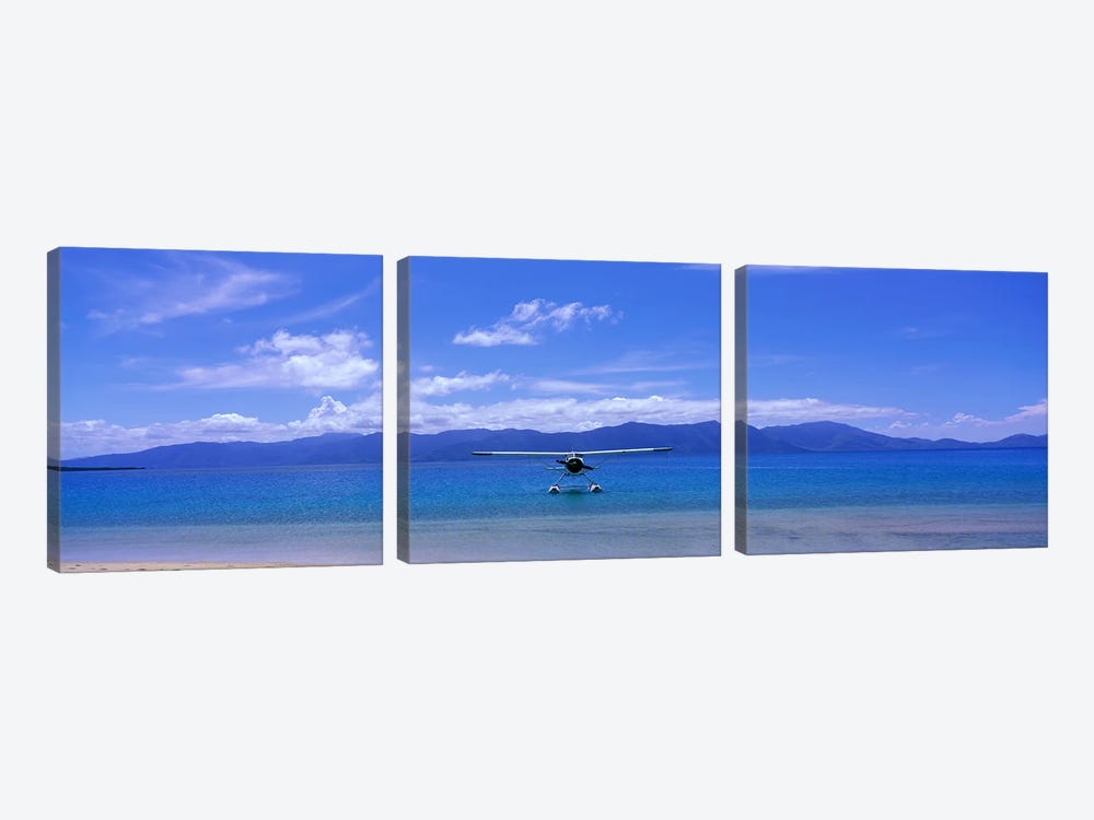 Float Plane Hope Island Great Barrier Reef Australia by Panoramic Images 3-piece Canvas Art Print