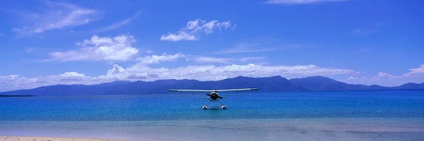 Great Barrier Reef: Float Plane Hope Island Great Barrier Reef Australia by Panoramic Images