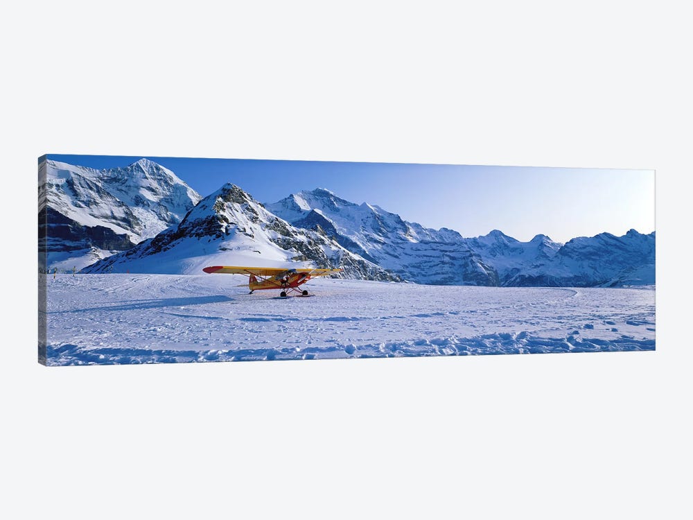 Ski Plane Mannlichen Switzerland by Panoramic Images 1-piece Canvas Artwork