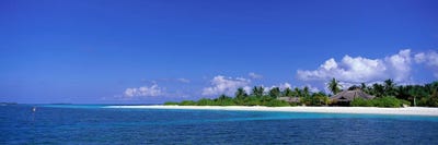 Beach Scene Maldives by Panoramic Images canvas print
