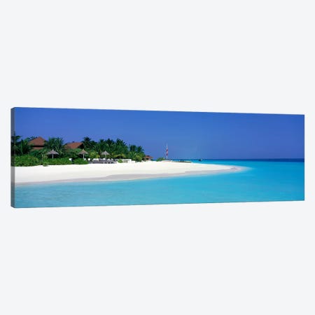 Laguna Beach Maldives Canvas Print #PIM3943} by Panoramic Images Art Print