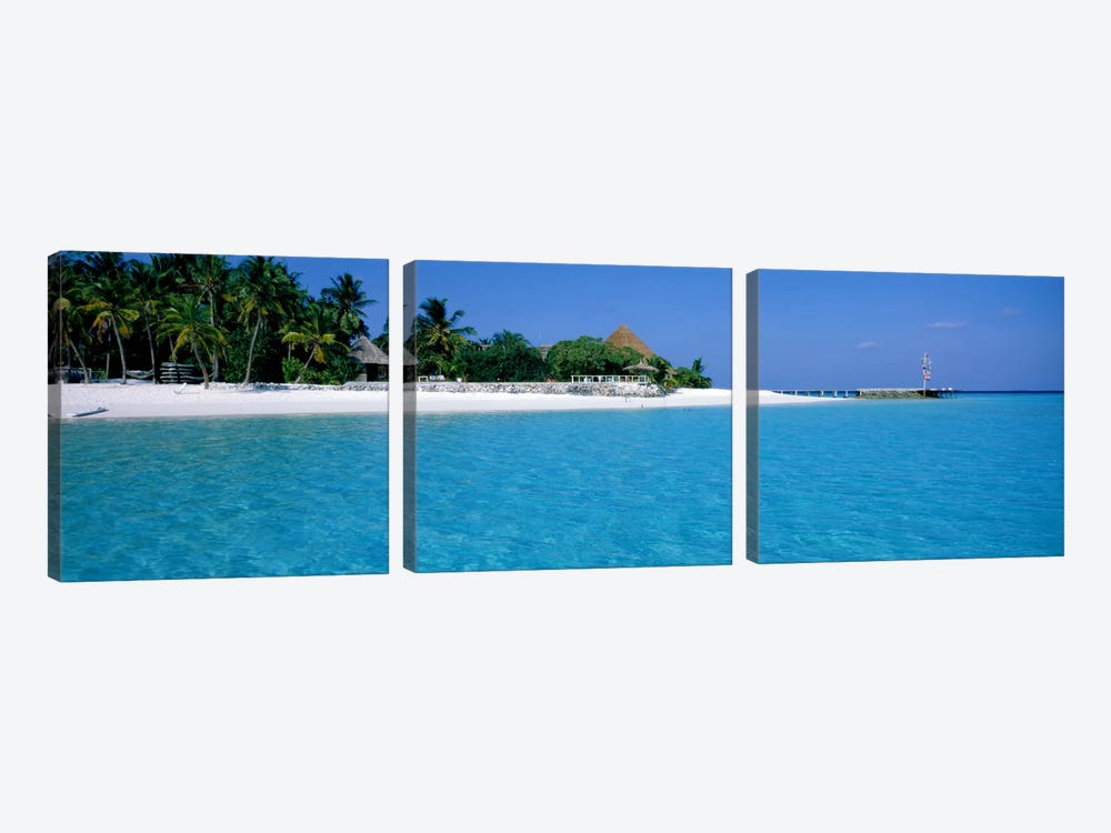 Thulhagiri Island Resort Maldives by Panoramic Images 3-piece Canvas Artwork