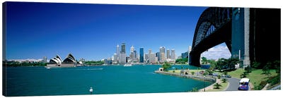 Sydney Harbour As Seen From Kirribilli, Sydney, New South Wales, Commonealth Of Australia Canvas Art Print - New South Wales Art