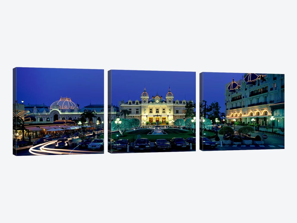 Casino Monaco by Panoramic Images 3-piece Canvas Art