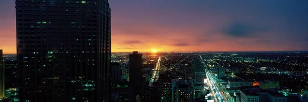 City Sunrises & Sunsets: Houston, Texas, USA by Panoramic Images