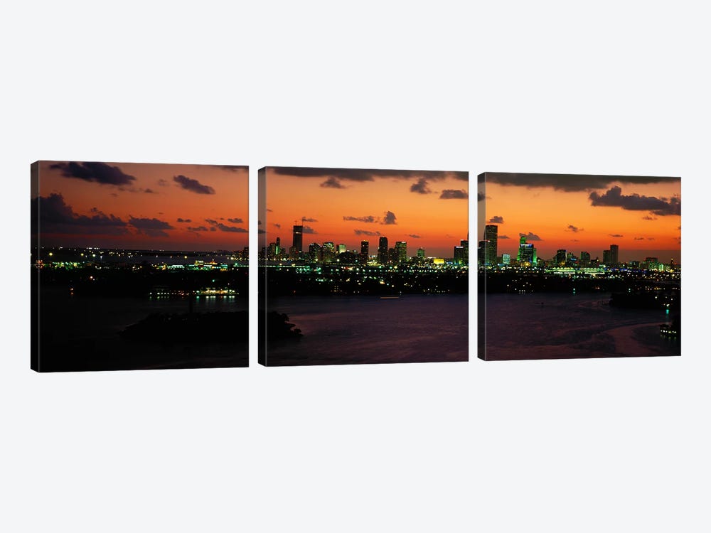 Miami, Florida, USA #2 by Panoramic Images 3-piece Art Print