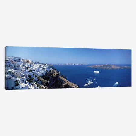 Santorini Greece Canvas Print #PIM3966} by Panoramic Images Canvas Art
